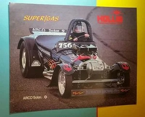 RARA FOTO AUTO DIVERTENTE VINTAGE ANNI 80 HOLLIS COLLEASURE 1927 FORD - NHRA TOP FUEL - Foto 1 di 1