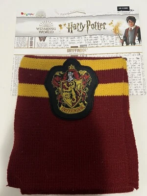 哈利波特针织围巾格兰芬多角色扮演伪装巫师世界华纳兄弟 — 第 1/3 张图片