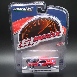 2024 GREENLIGHT 1968 FORD MUSTANG GT COUPE #68 CHARLIE HENRY GL MUSCLE SER 29 - Picture 1 of 7