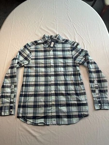 Vineyard Vines geknöpftes Herrenhemd Größe Small für unterwegs Leistung aquamarin kariert - Bild 1 von 11