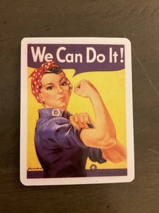 Rosie The Riveter We Can Do It Smithsonian Vintage Metall Kühlschrankmagnet - Bild 1 von 2