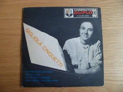 GIGLIOLA CINQUETTI: SELF TITLED 1966 BRAZIL RGE 33RPM EP EXTENDED PLAY EX- - Image 1 of 3