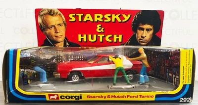 CORGI #292 - STARSKY AND HUTCH FORD TORINO & FIGURES - 1977 - DIECAST - BOXED🔥 - Image 1 of 4