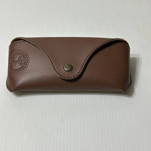 Ray Ban Rayban Brown Sunglasses Eyeglasses Leather Case Only - Picture 1 of 11