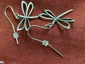 Neu James Avery 925 Sterling Silber Ohrringe Retired Naturecore Libelle ohne Box - Bild 1 von 7