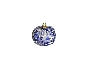 Pumpkin Jayes studio & Danika Herrick Blue & White Asian Style Made In India  - Picture 1 of 6
