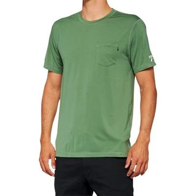 100% Mission Athletic T-Shirt - Olive - XL 20014-00018 - Image 1 of 4