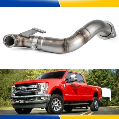 For 2015-2019 Ford F250 F350 F450 F550 6.7L V8 Turbo Back Diesel Exhaust 4" Pipe Foto 1 de 4