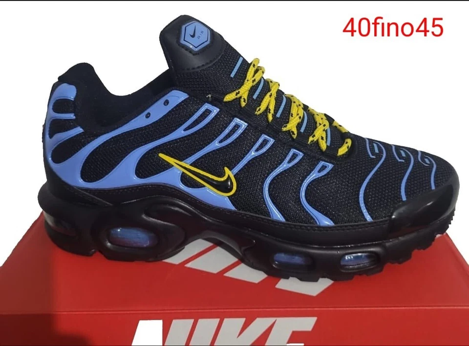 Nike Air Max Plus TN Black/Blu/Yellow Scarpe Uomo/Donna da Ginnastica - Immagine 1 di 1