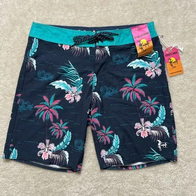 NWT The Endless Summer Boardshorts Mens 32 Swim Trunks Palm Trees Tropical - Image 1 of 4