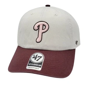 Philadelphia Phillies '47 Brand Love Letter Clean Up Relaxed-Fit Hat Cap NEW - Picture 1 of 9