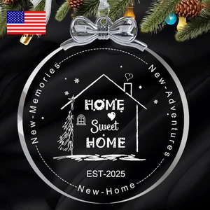 Einweihungsgeschenke New Home Ornament 2025, First Christmas in New Home Ornament - Bild 1 von 6