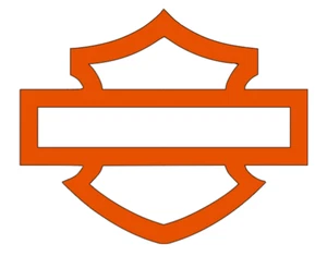 Vinyl Car Decal Sticker - Harley Motorcycle Replica Style Bar Shield bike helmet - Picture 1 of 4