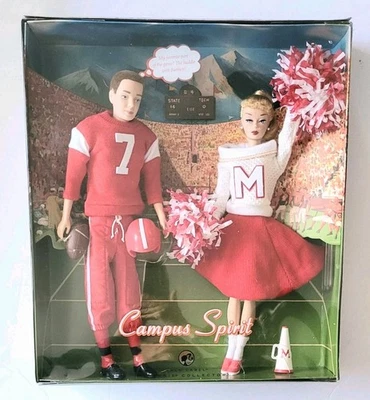 JUEGO DE REGALO BARBIE COLLECTOR CAMPUS SPIRIT BARBIE & KEN MATTEL 2008 EN CAJA ORIGINAL Foto 1 de 4