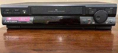 Grabadora de casete de video estéreo de sonido Hi-Fi Mitsubishi VCR Plus+ HS-U650 RARA Foto 1 de 4