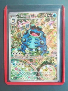 Seismitoad 105/086 Illustration Rare Shinji Kanda SV: Black Bolt Pokémon - Picture 1 of 6