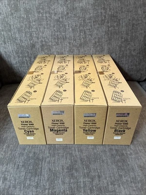 Xerox Phaser 6360 High Capacity Toner Set (CMYK) – OEM Sealed - GSA Surplus - Image 1 of 4