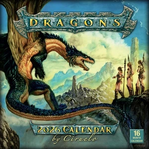 2026 Dragons by Ciruelo Wall Calendar by Ciruelo Cabral - Picture 1 of 1