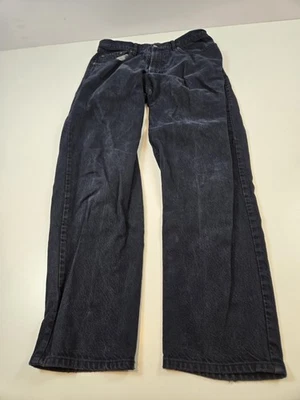 Vintage Lucky Brand Jeans Mens 32x32 Dark Gray 1 Relaxed Fit Denim USA 90s - Image 1 of 4