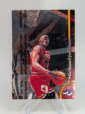 1998-99 Topps Finest MICHAEL JORDAN #81 защитное покрытие - Chicago Bulls - Изображение 1 из 3