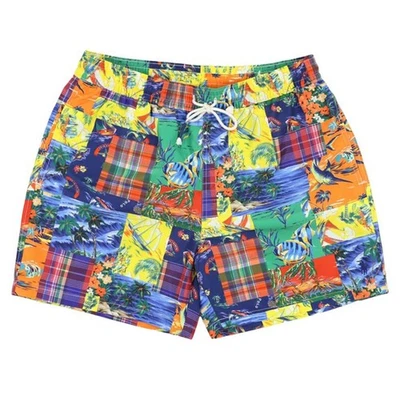 Polo Ralph Lauren Varios Multicolor Estampado de Retazos Traje de Baño Bañador Baúl Pantalones Cortos Foto 1 de 4