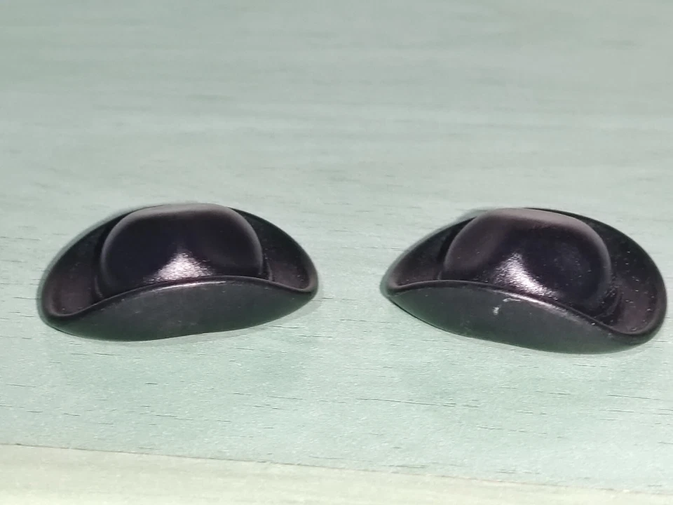 PLAYMOBIL X2 CHAPEAUX NOIRS PIRATE 9989 3351 3859 3914 PRISON PRISON MÉCANIQUE - Photo 1/1