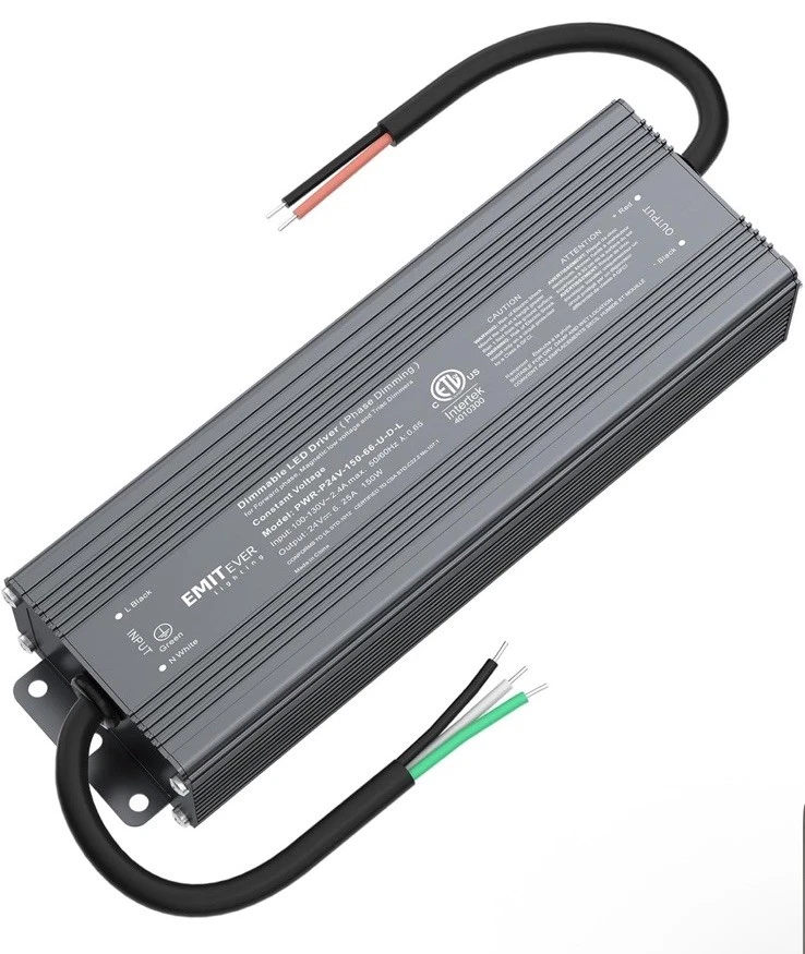EMITEVER 150W Triac Dimmable LED Driver,Power Supply,AC 120V to DC 24V  - Image 1 of 1