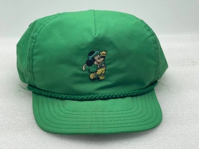 Vintage Pro Mickey Mouse Embroidered Golf Hat Rope Cap Leather Strap Back Disney - Image 1 of 4