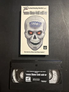 WWF - Cause Stone Cold Said So (VHS, 1998) Works Wrestling Steve Austin - Picture 1 of 2
