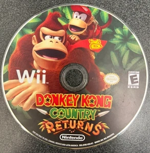 Donkey Kong Country Returns (Nintendo Wii) solo disco, sin probar ENVÍO RÁPIDO GRATUITO - Imagen 1 de 3