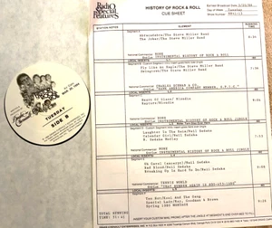 3/20/84 DRAKE/CHENAULT HISTORY OF R&R FEATURES STEVE MILLER BAND (4);BLONDIE (2) - Picture 1 of 1