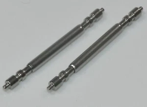 1 par de barras de resorte de acero inoxidable RLX, especiales 20 mm en pasadores de resorte de plata, Ø1,78 mm - Imagen 1 de 1
