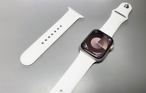 Bellissimo Apple Watch 7 45mm Cellular ECG BATTERIA 100% Silver Always On