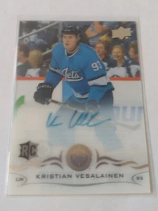 2018-19 Upper Deck Clear Cut Rookie Rc Auto Autograph Kristian Vesalainen - Picture 1 of 1