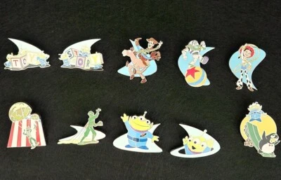 Disney 2009 Toy Story zoetrope 10 pin Full Collection - Image 1 of 4