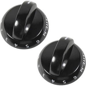 Confezione da 2 pomelli valvola fornello a gas HQRP Range Top per Frigidaire CF-CR FG GL TG serie - Foto 1 di 11