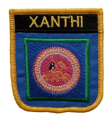 Xanthi Greece Shield Embroidered Patch - Image 1 of 3