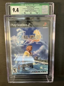 Final Fantasy X 10 PlayStation 2 Ps2 Complete Black Label CGC 9.4 - Picture 1 of 2