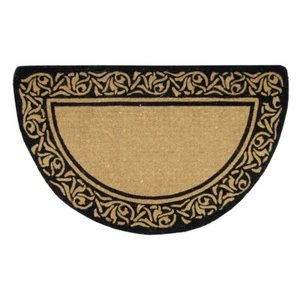 Welcome Mat Bella 22" x 36" Half Round HeavyDuty Coir Doormat - Accentuary - Picture 1 of 5
