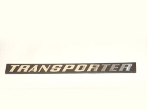 Schriftzug Typenzeichen Typenschild  "Transporter"  für VW T3 Bus bis 83