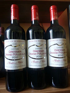 Château Gressier Grand Poujeaux 2010 Bourgeois Moulis (3 Bottles) - Bild 1 von 1