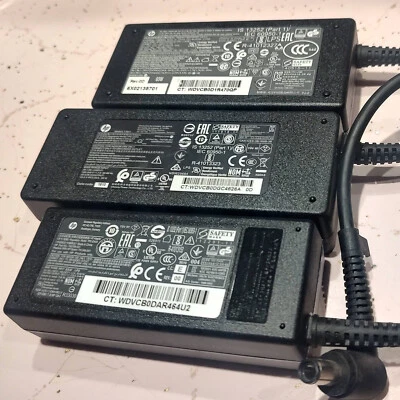 Lot 0f 50 -Genuine HP AC Adapter 65W 19V 3.3A 5mm Tip Smart TPC-LA581 CA54 DA54 — 第 1/4 张图片