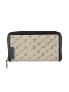 465 $ Stella McCartney Monogramm umlaufender Reißverschluss Geldbörse Farbe: Sand Italien - Bild 1 von 7