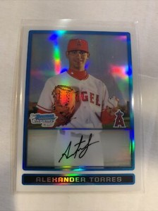 ALEXANDER TORRES 2009 BOWMAN CHROME PROSPECTS REFRACTOR #/500 RC ANGELES