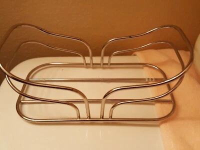 Lotion Soap Tray Silver Metal Wire Frame  - Image 1 of 2