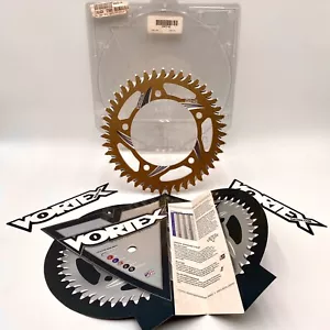New Vortex Rear Sprocket CAT5 Aluminum 43 Teeth Gold 526ZG-43 Hard To Find - Picture 1 of 11