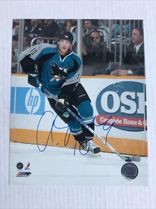 Christian Ehrhoff San Jose Autographed 8x10 Photo Official NHL - Picture 1 of 3