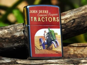 John Deere Zippo Lighter - General Purpose Tractors - Leaping Deer - # 20680 - Picture 1 of 12