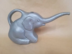 Union Products Vintage Watering Can Elephant. Silver 13 inches, 1996 - Picture 1 of 9