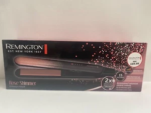 Plancha alisadora REMINGTON Rose Shimmer cerámica calienta el cabello en 15 segundos S5305 - Imagen 1 de 8